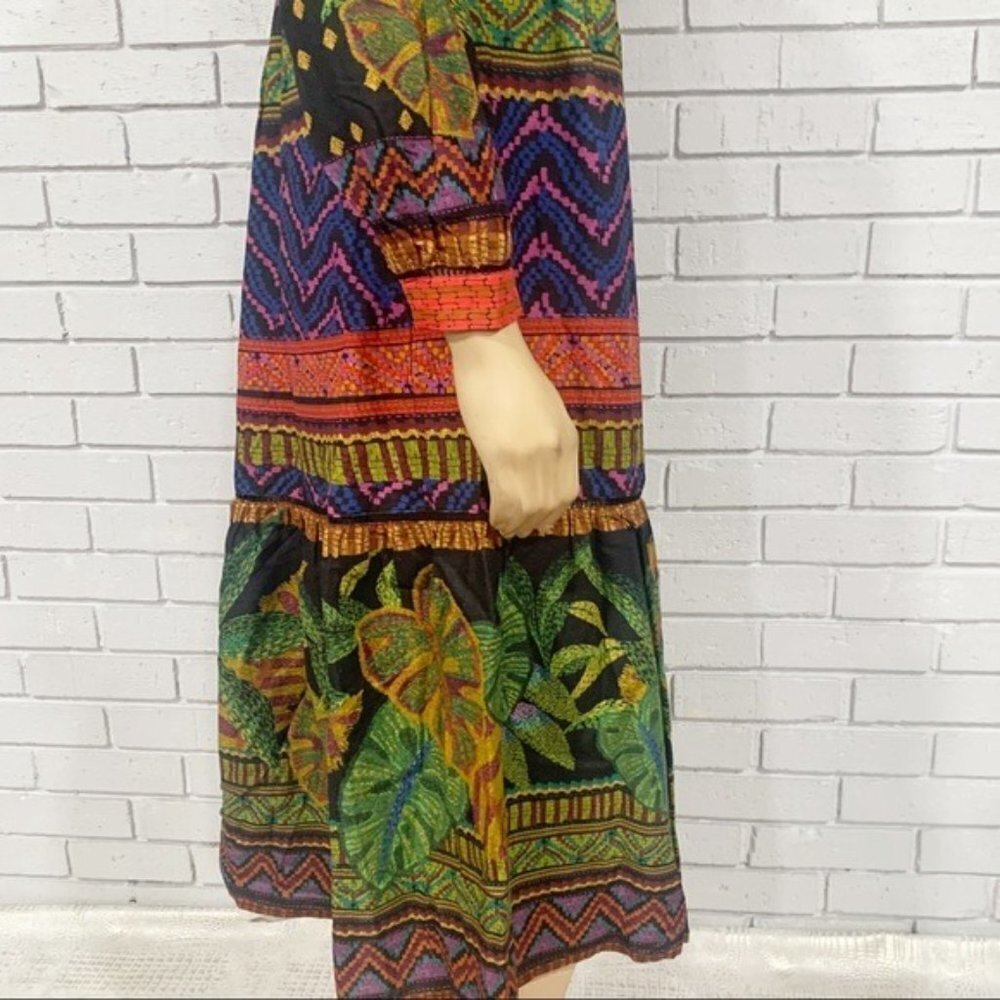 Farm Rio Women’s‎ Forest Tapestry Midi Dress - Picture 11 of 12